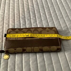 Coach brown wallet